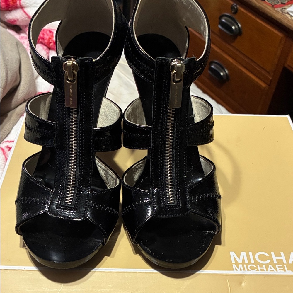 Michael Kors Berkeley T-Strap Heels - NEW